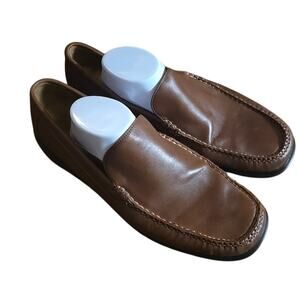 Cole Haan Brown Leather Loafer Slip On Shoes Men's Size 13M